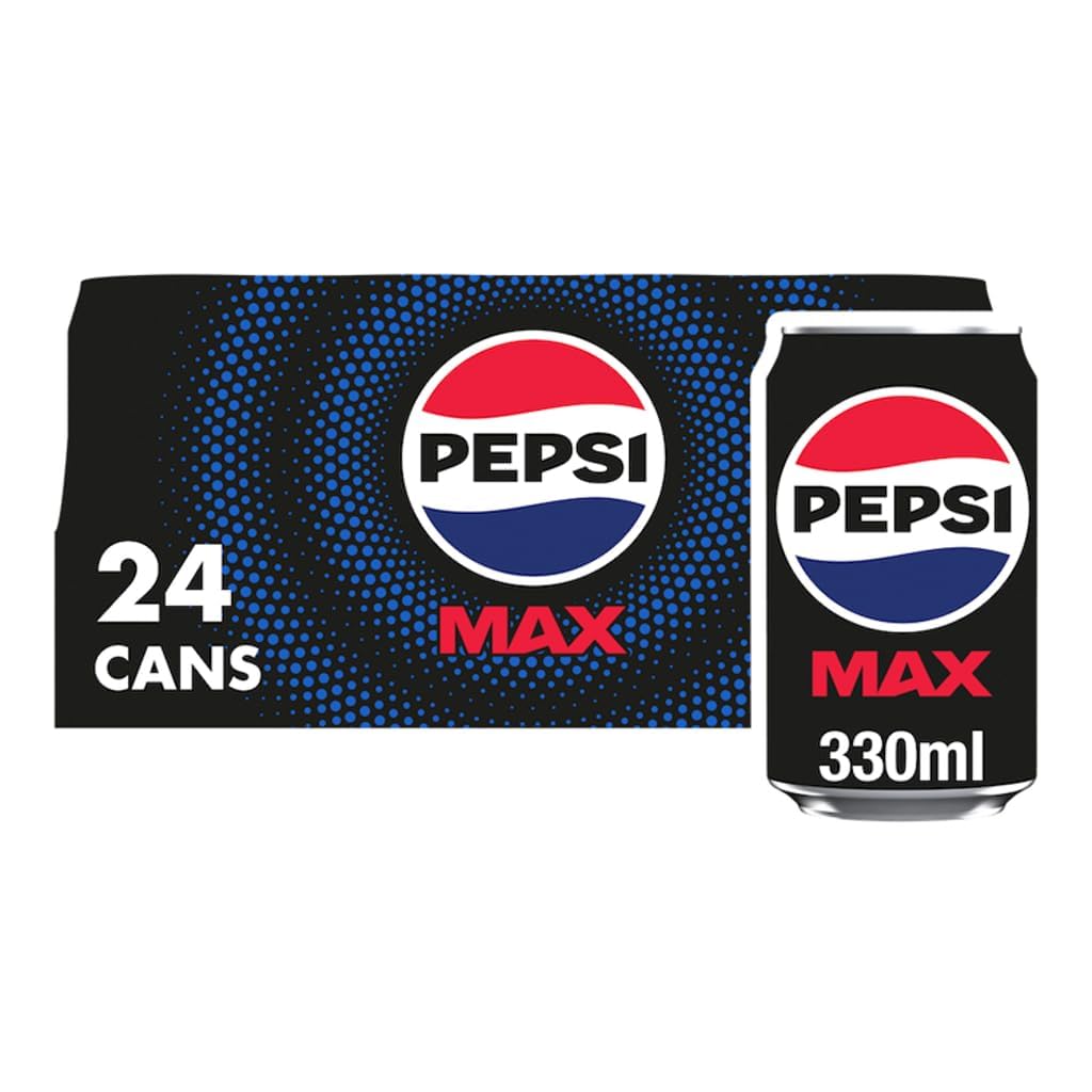 Pepsi Max Cola | 330ml Can | 24 Pack