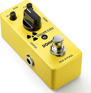 Donner Guitar Delay Pedal, Yellow Fall Analog Delay Guitar Effect Pedal Vintage Delay True Bypass