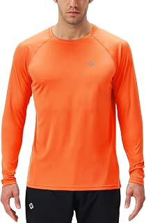 NAVISKIN Men's UPF 50+ Sun Protection Shirts Long Sleeve Quick Dry Lightweight