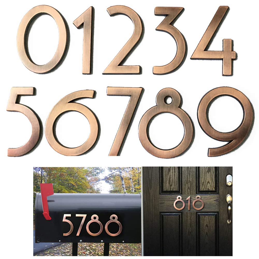 Diggoo 20 Pack Mailbox Numbers 0-9, 2.76 Inch High, Door Address Numbers Sticker