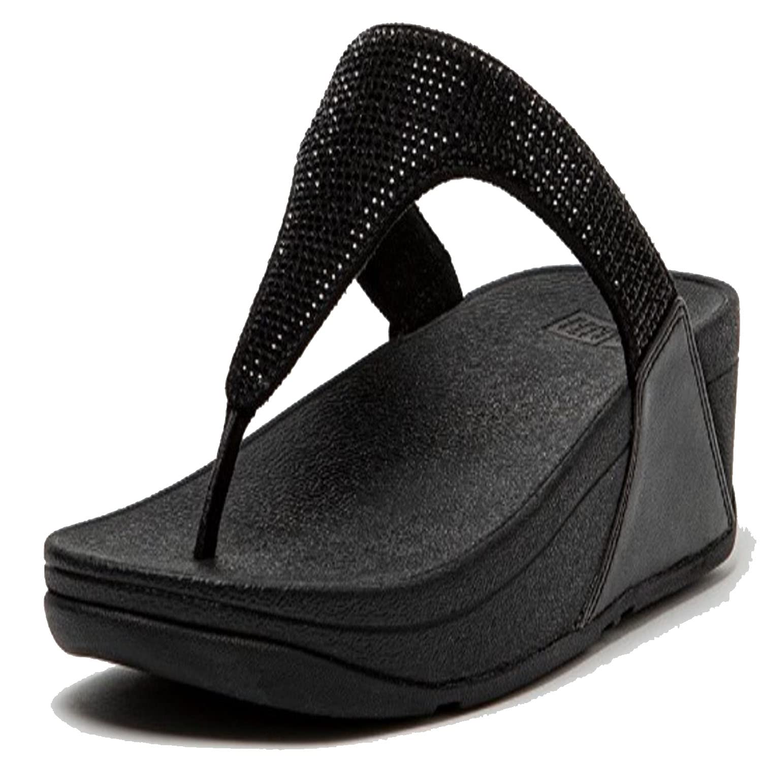 Fitflop Lulu Crystal Embellished Toe-post Sandals LULU Sandals with Crystal Embr