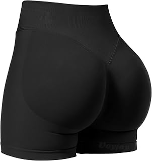 Women Workout Impact Shorts Scrunch Butt Lifting Seamless Yoga Gym Booty Biker Shorts