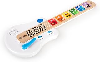 Baby Einstein, Hape, Strum Along Songs Magic Touch Electronic Guitar, Wooden Musical Toy, 2 Game Modes, Musical Instruments for Kids, Ages 6 Months and Up