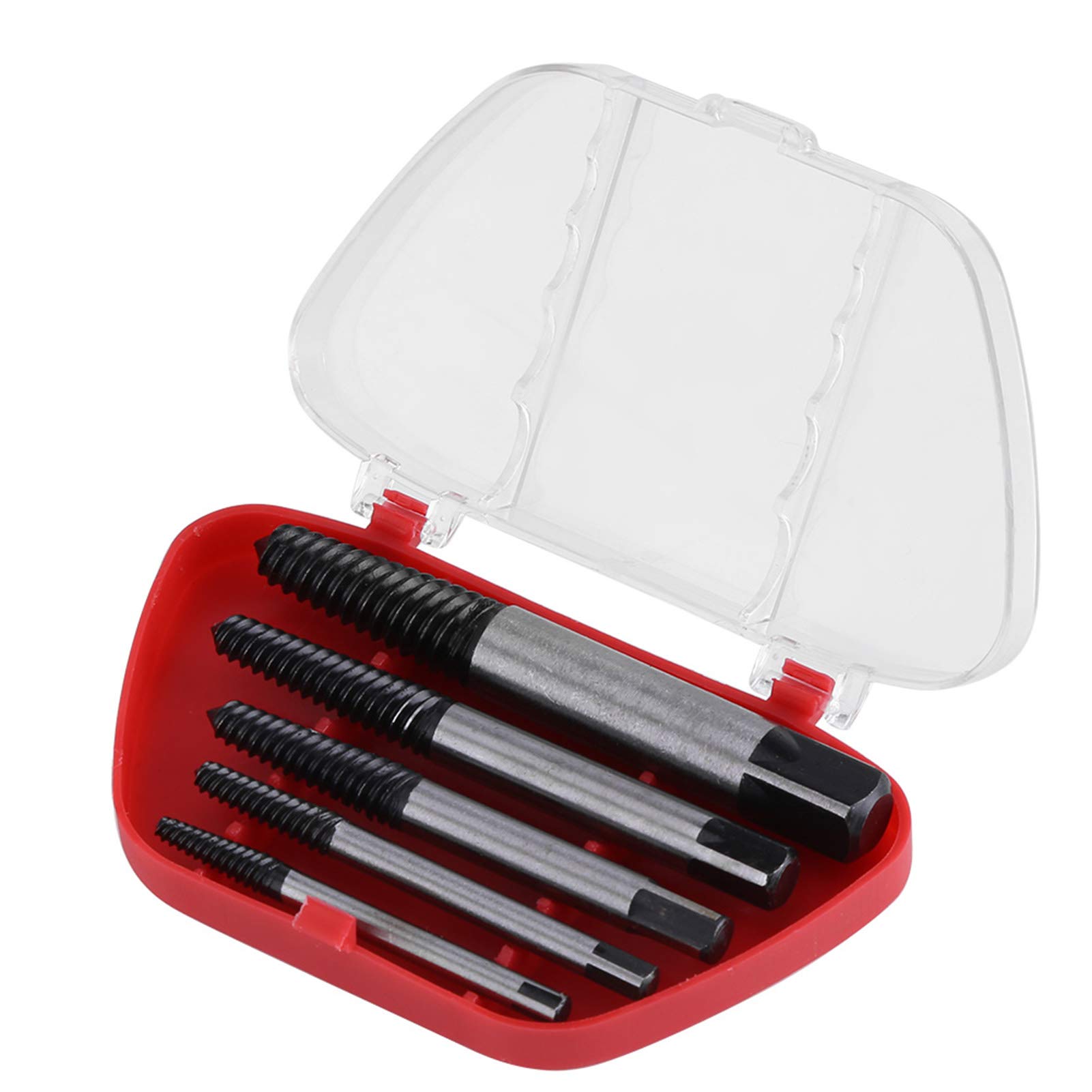 5 Pieces Broken Screw Extractor Bits, Damaged Remover Tool with Left Handed Spir