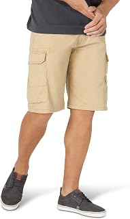 Wrangler Authentics Mens Stretch Twill Cargo ShortsCargo Shorts