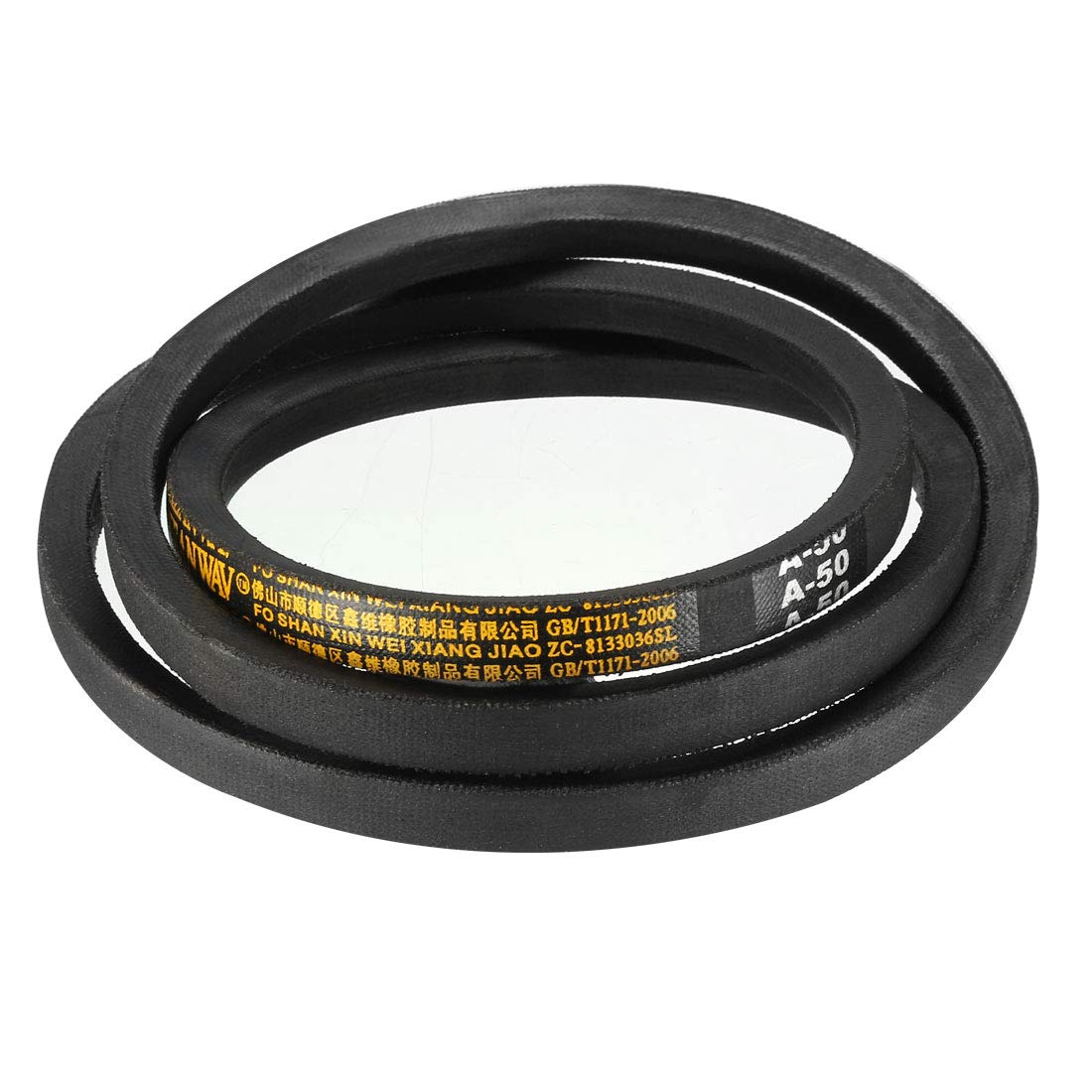 uxcell A50 Drive V-Belts 50" Inner Length 13mm Width 8mm Thick JIS Standard A-Se