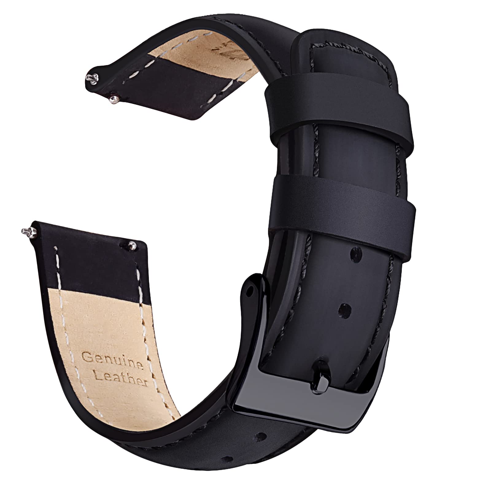 Ritche Christmas Gift Quick Release Leather Watch Bands Genuine Watch Straps for