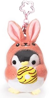 Plush Keychain Donut Keychain Creative Cute Lovely Penguin Pendant Keychain Cute Stuff