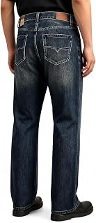 Flypaper Men’s Fashion Bootcut Blue Jeans Regular Fit Mens Work Pants