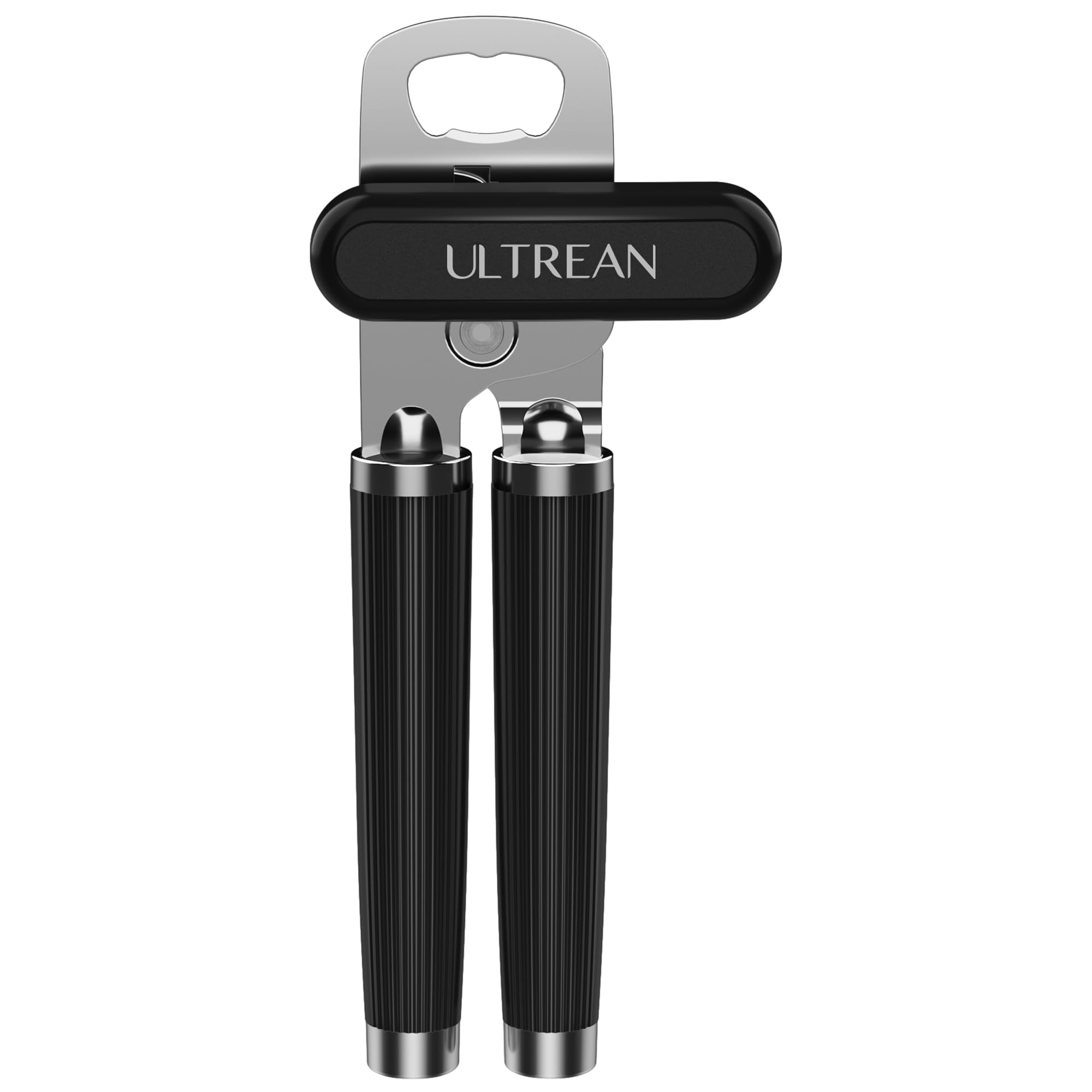 Ultrean Manual Can Opener Bottle Opener, Heavy Duty Stainless Steel Smooth Edge 