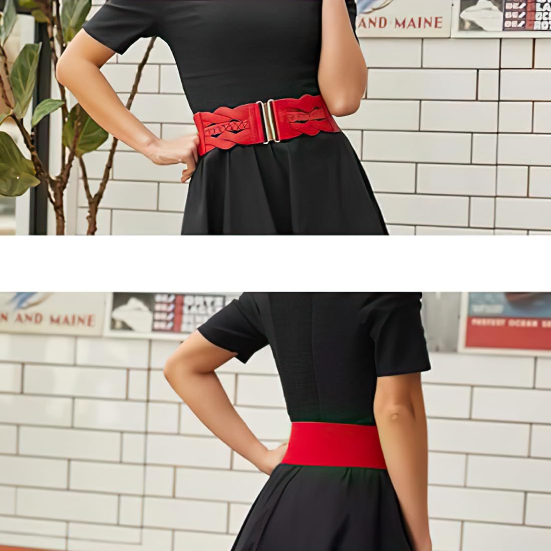Ladies Elastic Belt Lace Up Corset Fancy Dress
