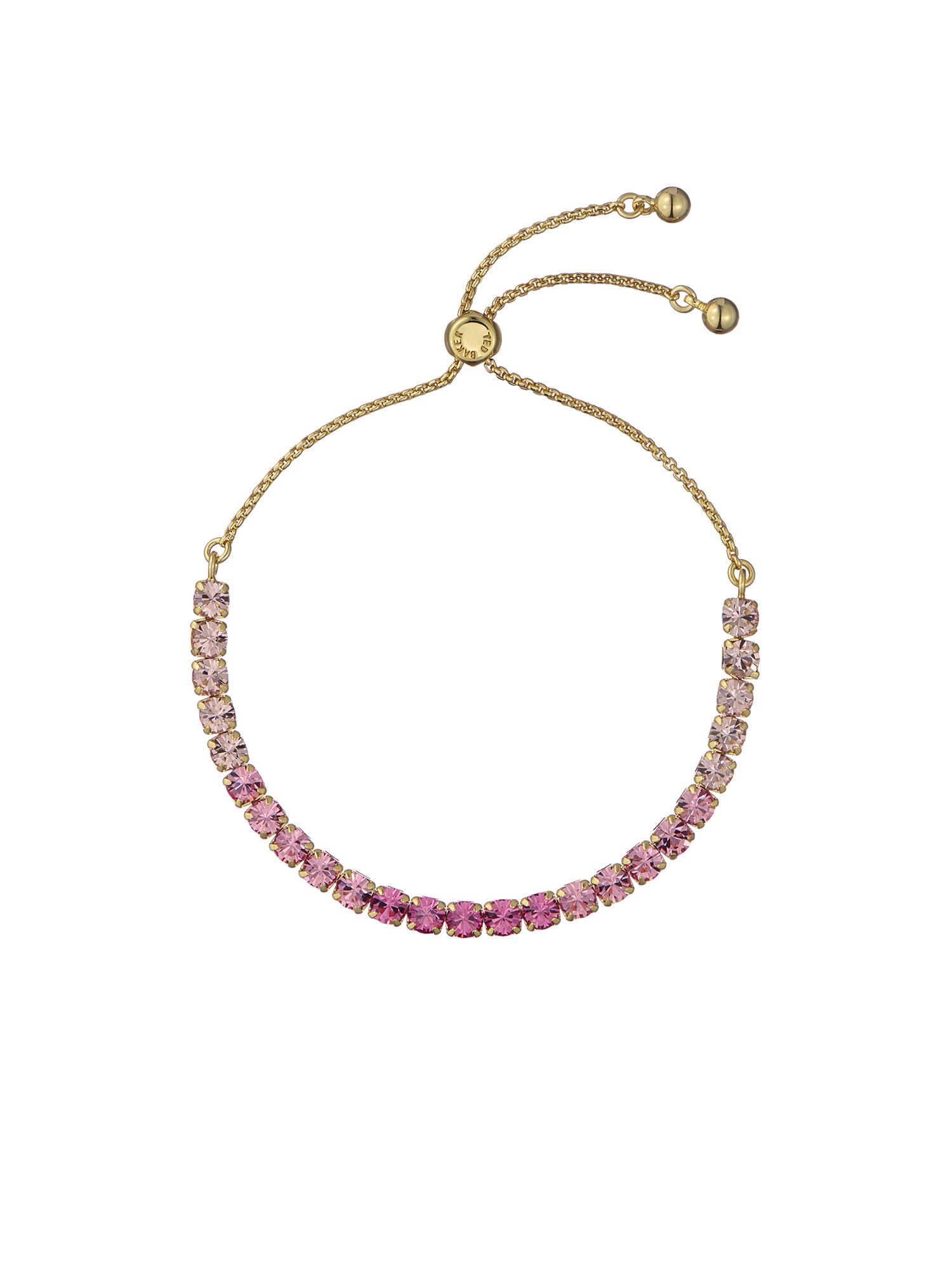 Ted Baker London Melrah Icon Crystal Slider Adjustable Tennis Bracelet for Women