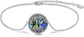 YFN Sister Gifts from Sister, Sterling Silver Tree of Life Sister Bracelet Jewelry, Birthday Jewelry Gift Bracelet for Sisters (Silver-Sister Bracelet)