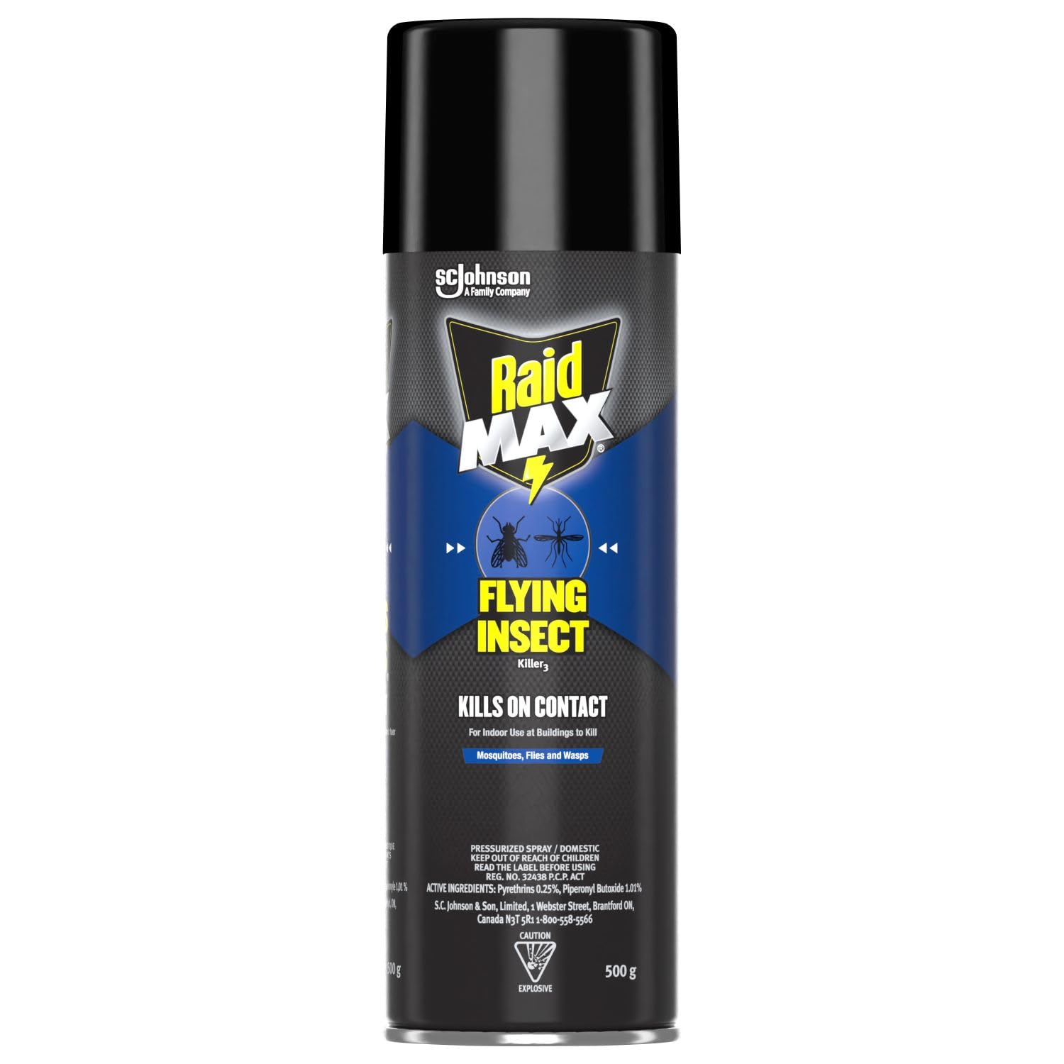 Raid Max Flying Insect Killer & Mosquito Repellent Spray, 500g | Kills Flies, Mo