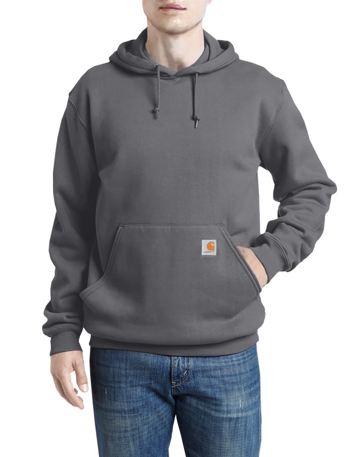 Carhartt Loose Fit Midweight Logo Sleeve Graphic Sweatshirt, Men's Hooded Sweats