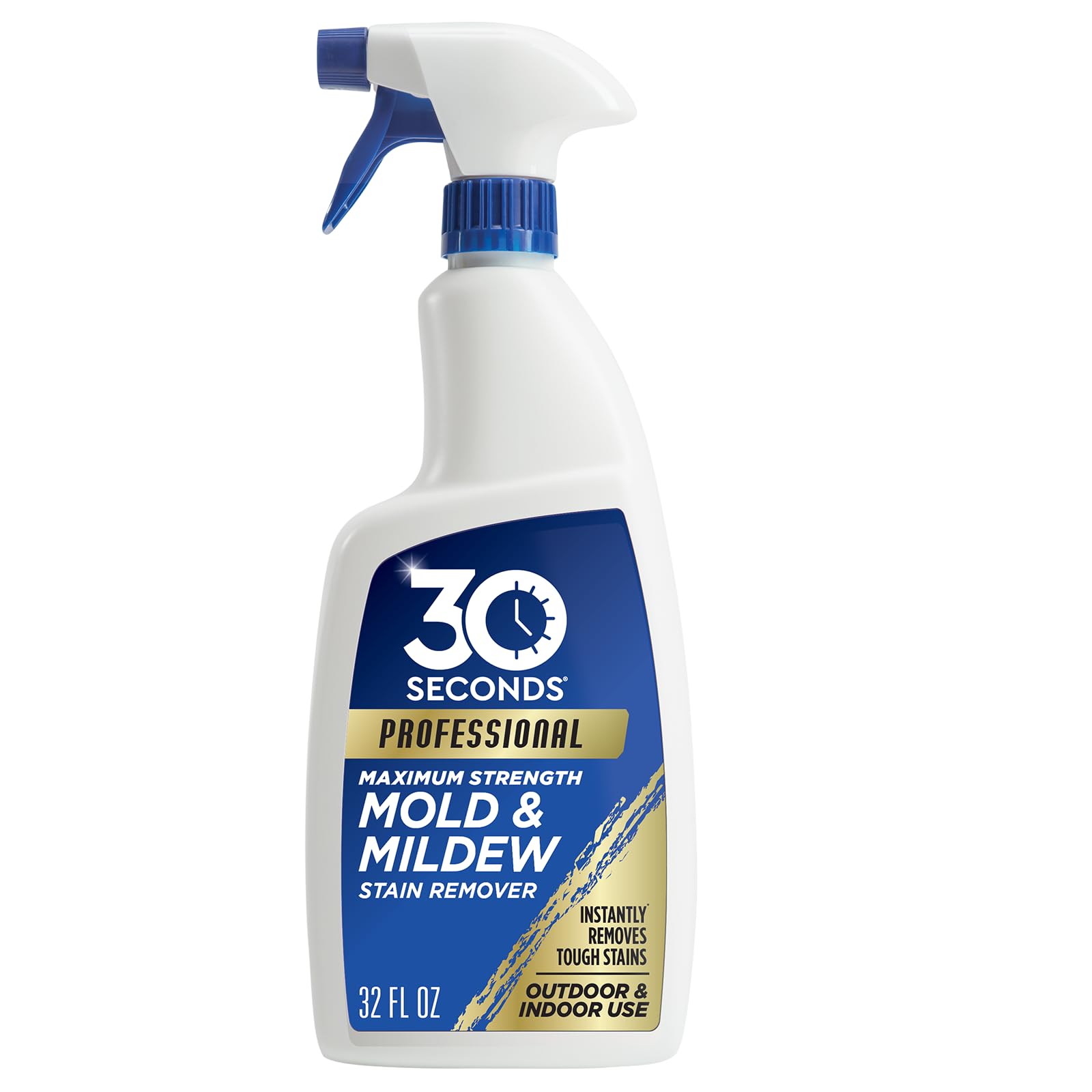 30 SECONDS Pro Mold & Mildew Stain Remover, Scrub-Free Formula, 32 Oz | Scrub-Fr