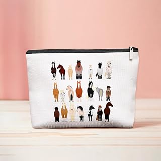 Labrador Retriever Gift Makeup Bag for Women, Black Lab Gift Cosmetic Bag, Not Dog Hair Labrador Glitter Zipper Makeup Pouch for Wallet, 07 colors
