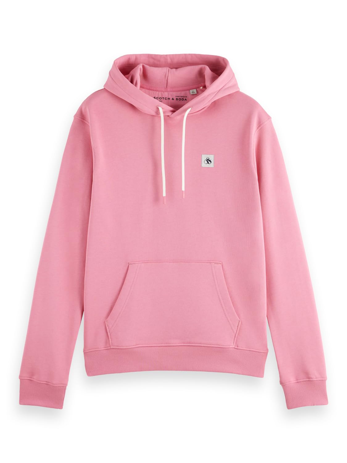 Scotch & Soda Essential Badge Logo Hooded Sweatshirt Men's Hooded Sweatshirt