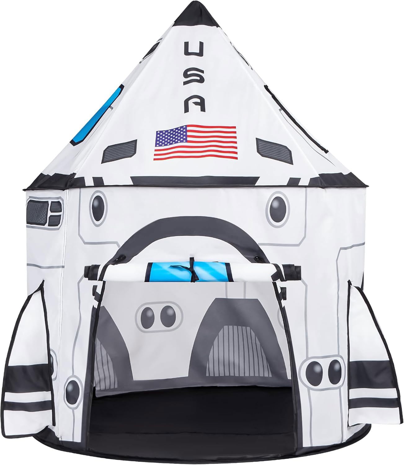 JOYIN Rocket Ship Play Tent Kids Spaceship Playhouse Tent Set Indoor Outdoor Eas