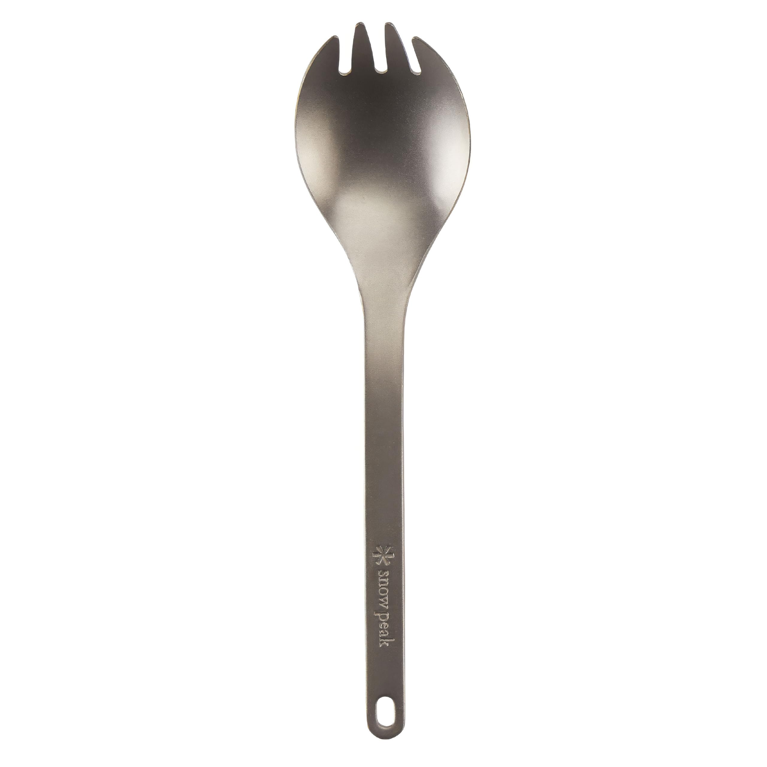 Snow Peak SCT-004 Titanium Spork, Lightweight, Compact for Camping/Backpacking, 