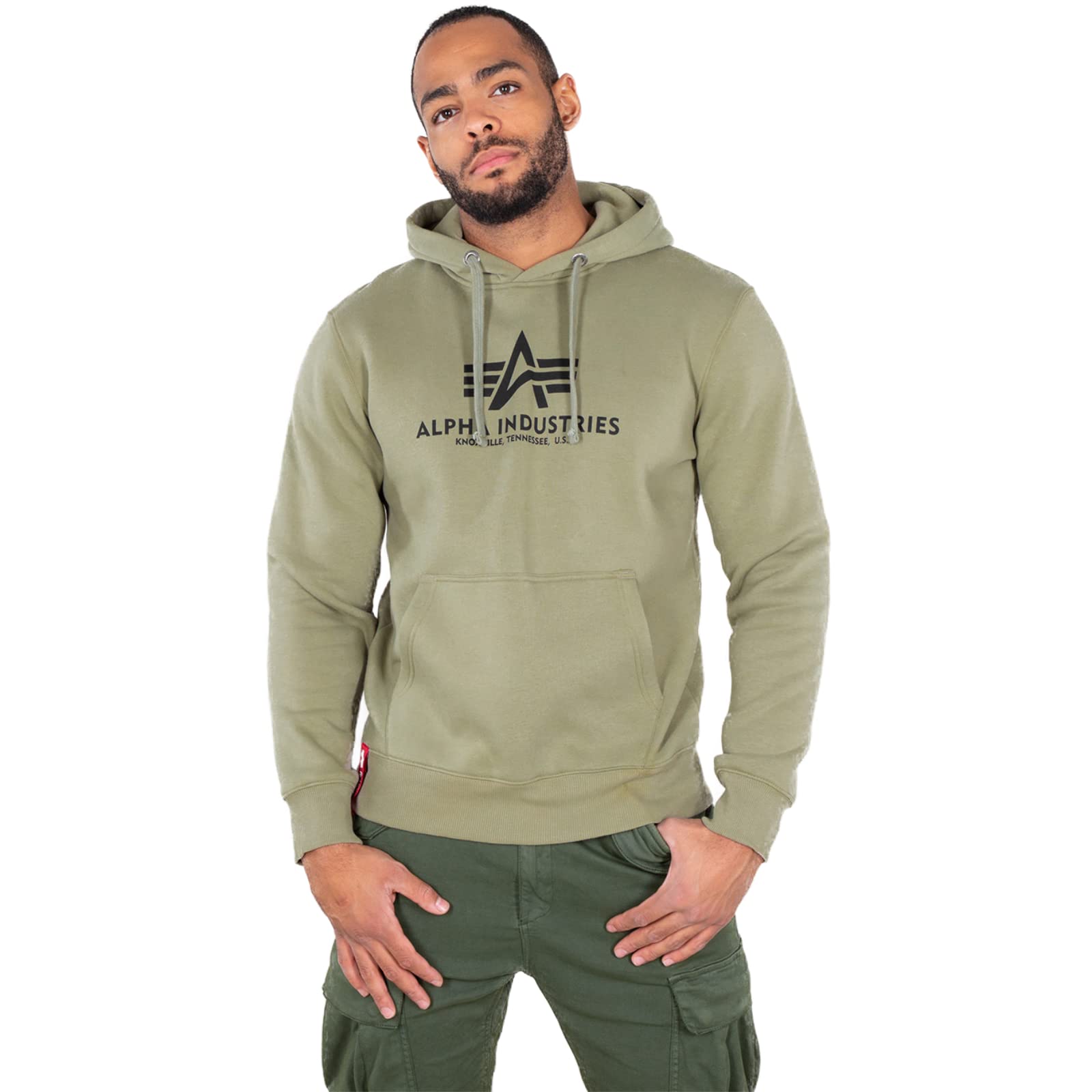 ALPHA INDUSTRIES Basic Hoody Men's Hooded Sweatshirt (Pack of 1)
