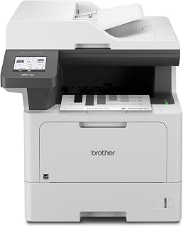 Brother MFC-L5710DW Business Monochrome Laser All-in-One Printer with Wireless Networking and Duplex Print, Scan, and Copy, Works with Alexa