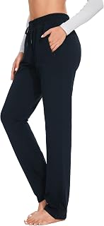 Sevego Tall Jogging Bottoms Women's 76/81/86 cm Sports Trousers Long Cotton Yoga Trousers Casual Trousers Straight Leg Training Trousers Sweatpants with Pockets
