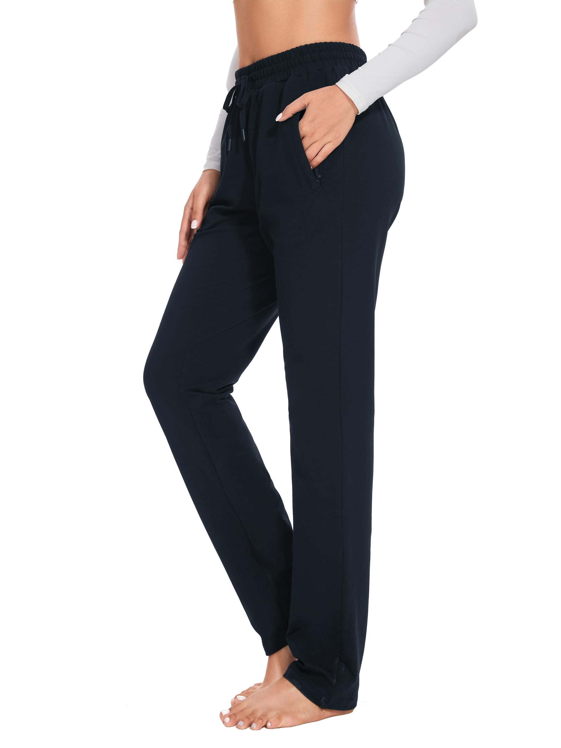 Sevego Tall Jogging Bottoms Women's 76/81/86 cm Sports Trousers Long Cotton Yoga