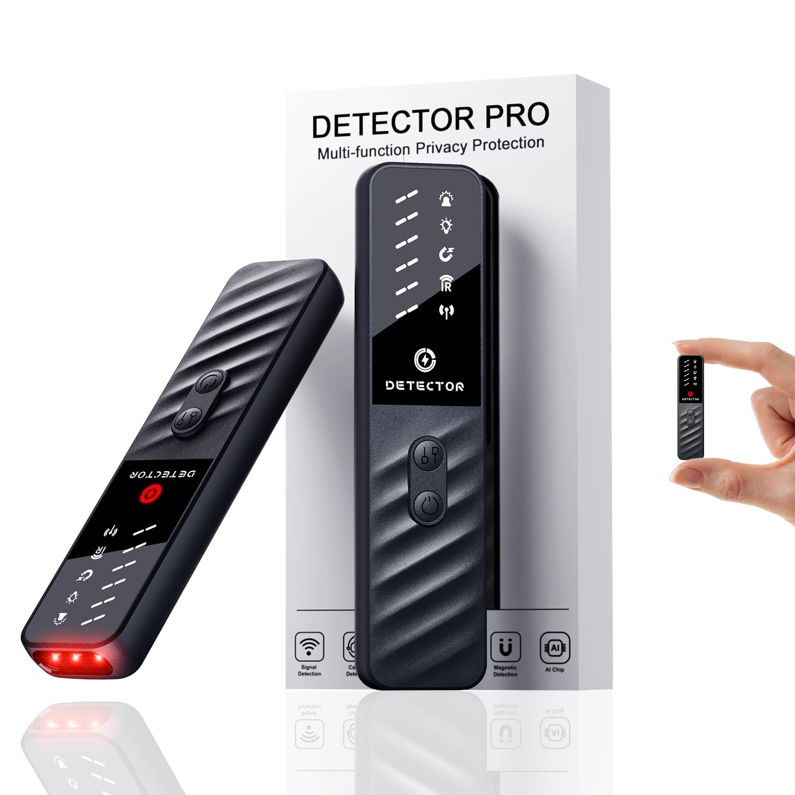 AI Hidden Camera Detectors, Anti Spy Finder, RF Signal & WiFi Scanner | GPS Magn
