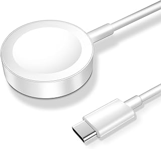 2026 Upgraded for Apple Watch Charger Magnetic USB C Charging Cable | Wireless iWatch Charger Cable Dual-Chip Compatible with Apple Watch Series Ultra/SE/12/11/10/9/8/7/6/5/4/3/2-3.3FT,White