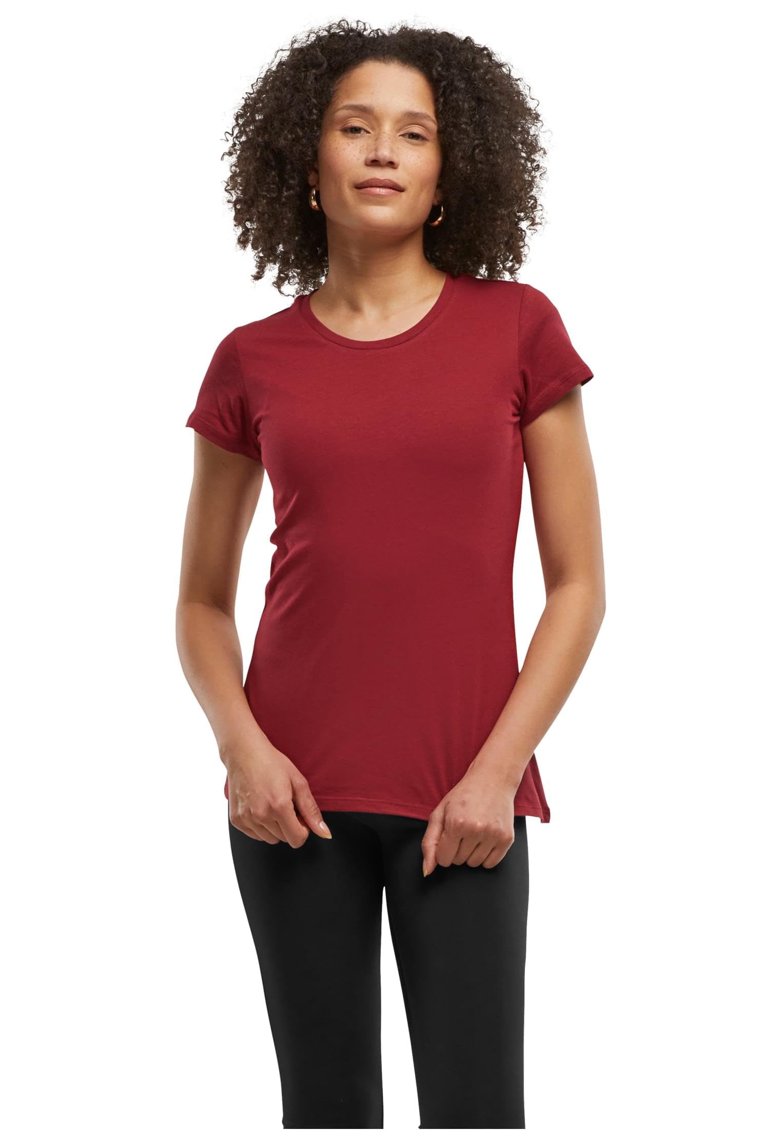 Build Your Brand Bb012-ladies Basic tee Women's T-Shirt (Pack of 1)