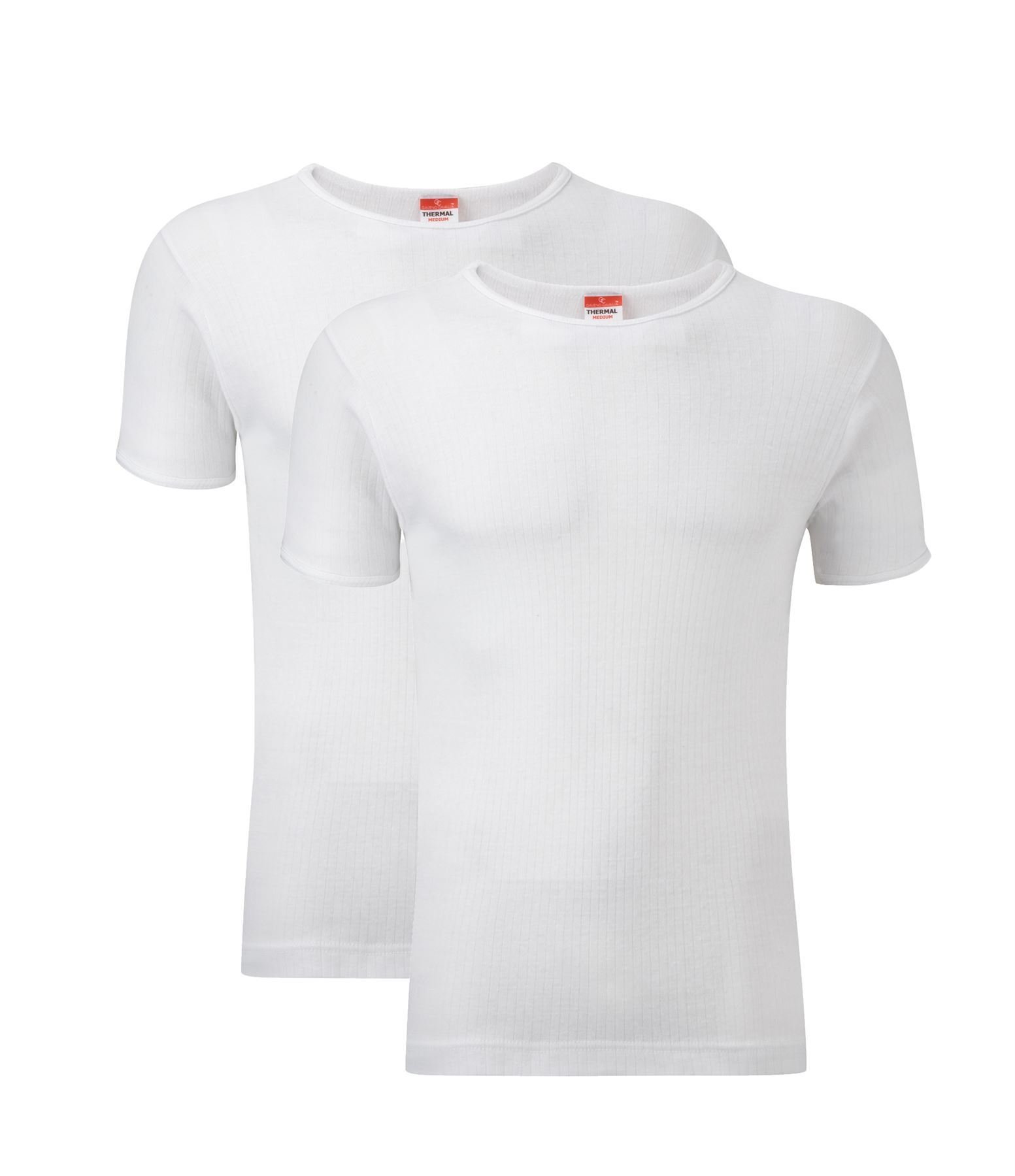 Heatwave® Pack of 2 Men's Thermal T Shirt, Warm Underwear Baselayer, S M L XL XX