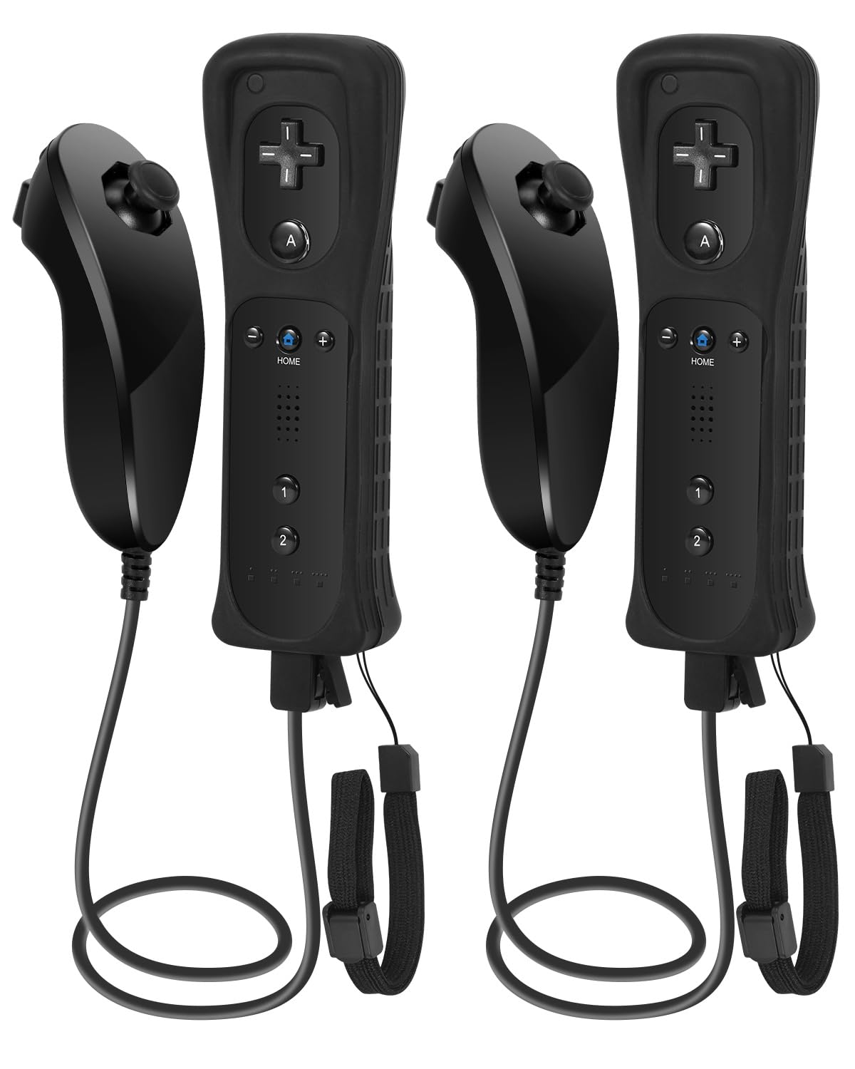 GLCONN Remote Controller with Nunchunk for Wii and Wii U Games - Controller for 