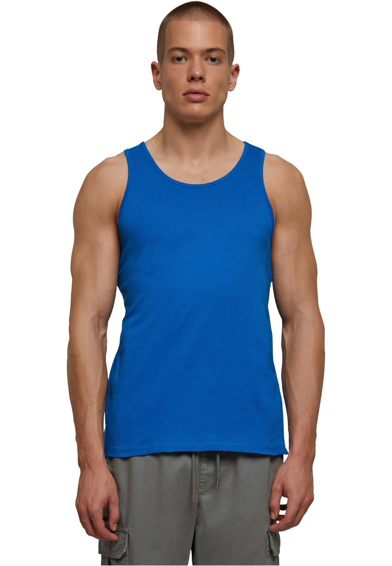 Build Your Brand Men's Basic Tank T-Shirt (Pack of 1)