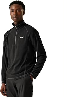 Regatta Montes Men's Lightweight Mini Stripe Microfleece Zip Neck Fleece (Pack of 1)