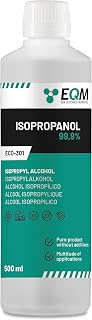 EQM ECO-301 Isopropyl Alcohol 99.9% Isopropanol 500 ml Cleaning | Fast Evaporation - Residue-free - Electronics, Lenses, Screens, 3D Resins & Degreasing