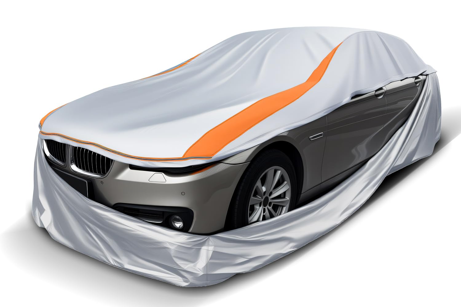 FJWDSC Full Enclosed Car Covers Universal Fit for Impala/El Camino/Caprice/Bel A