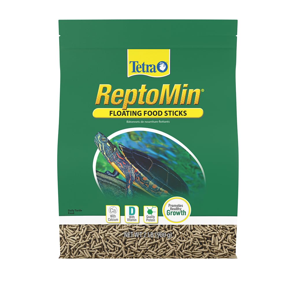 Tetra ReptoMin Floating Food Sticks for Aquatic Turtles, 2 lbs | Complete Daily 