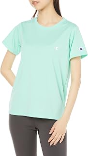 Champion(チャンピオン) Tシャツ 半袖 丸首半袖シャツ 丸首 UVカット 吸水速乾 ワンポイントロゴ ショートスリーブドライTシャツ CWSTS301レディース