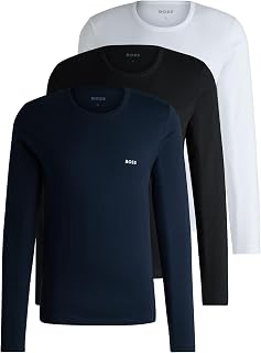 Boss Lsshirtrn 3p Classic 10243514 Underw_Men's Long-Sleeved Shirt (Pack of 1)