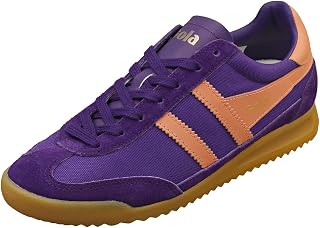 Gola Tornado Womens Fashion Trainers in Green Coral Pink