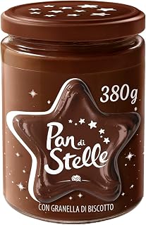 Star Pan Cocoa Spread, 380 g | Hazelnuts and Biscuit Grains, Ideal for Breakfast or Snack