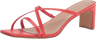 The Drop Women's Amelie Strappy Square Toe Heeled Sandal