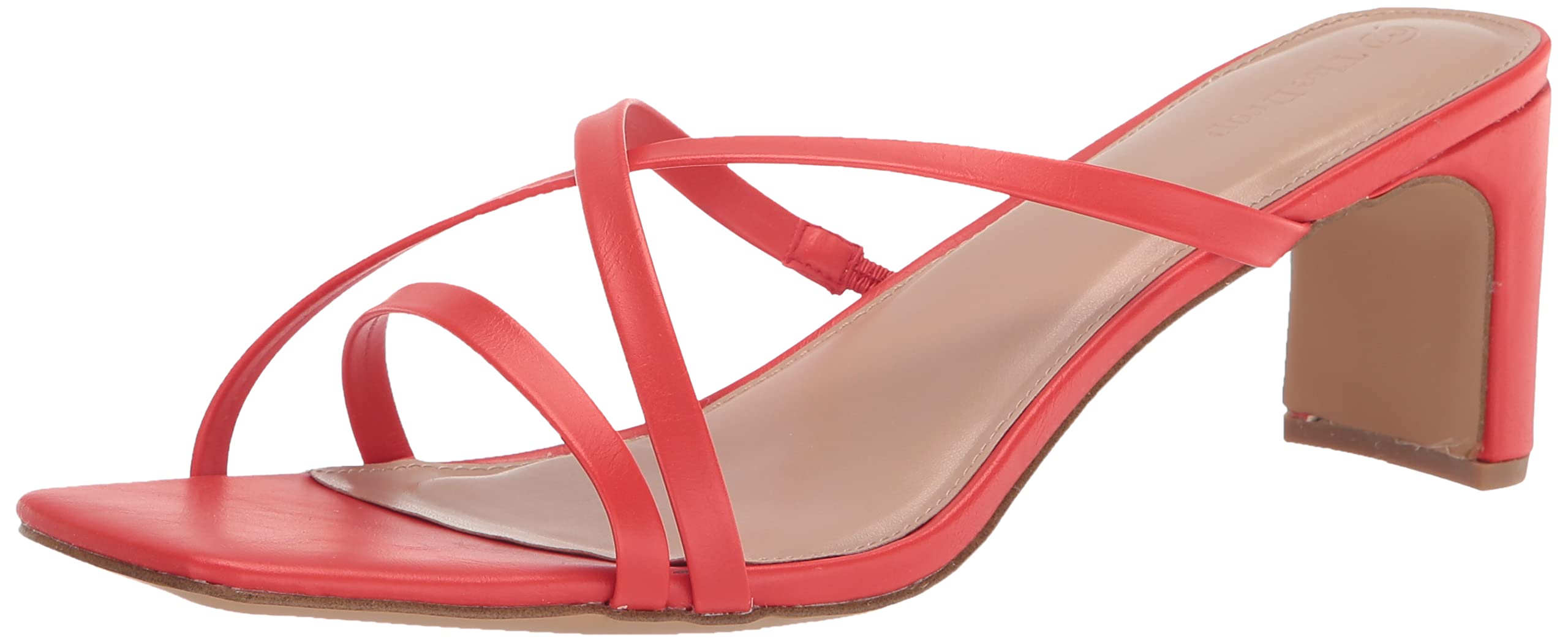 The Drop Women's Amelie Strappy Square Toe Heeled Sandal