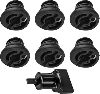 6 Pcs Oil Drain Plug No Leak 06L103801 with Oil Drain Plug Removal Tool for Volkswagen 1.8L 2.0L Petrol replacement for Aud Golf Passat