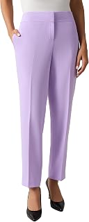 Kasper Womens Women's Flat Front Slim Pant