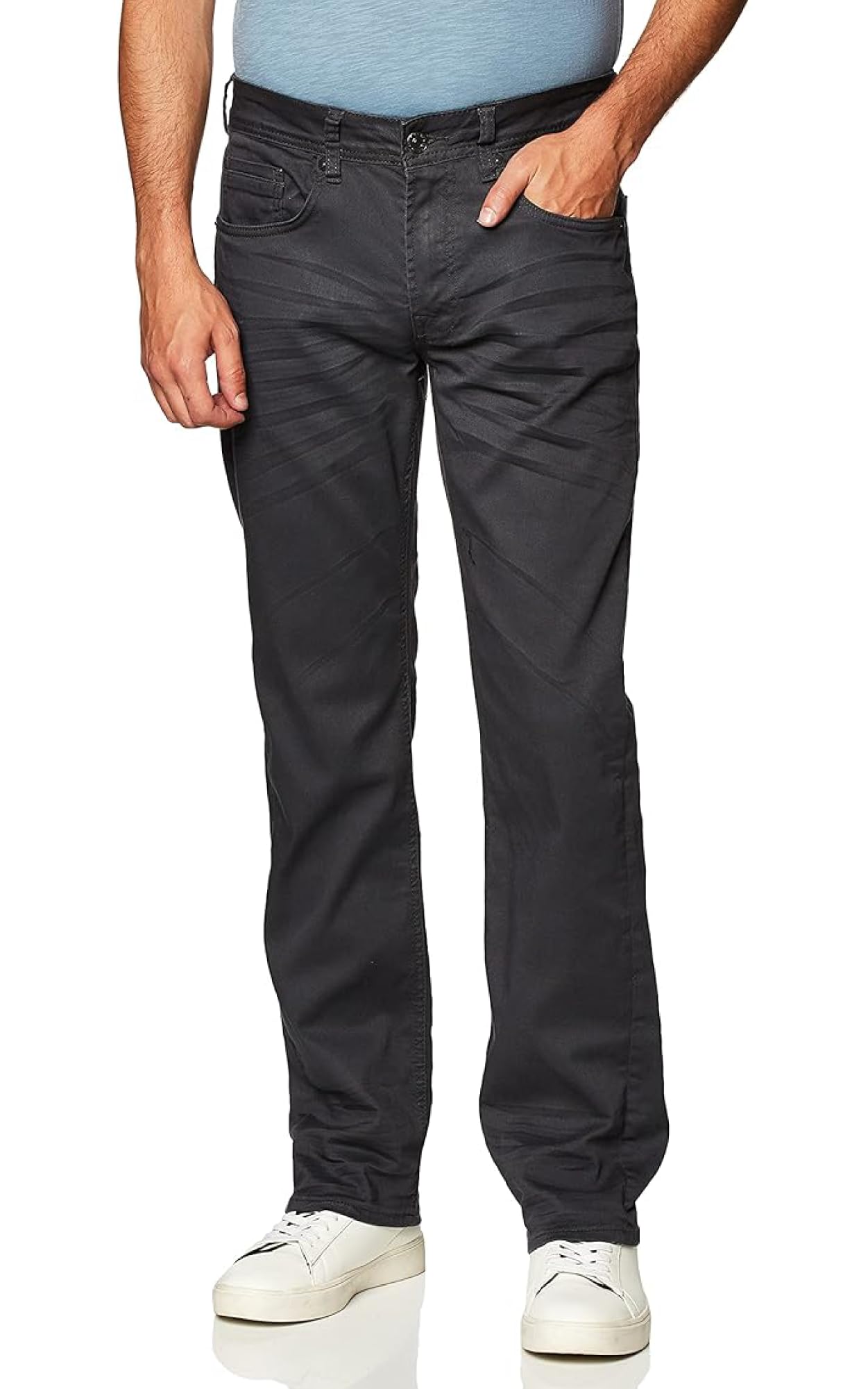 Buffalo David Bitton Men's Six Slim Straight Leg Jean