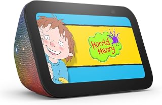 Echo Show 5 Kids (Newest gen) | Smart Display | With 1 year of Amazon Kids+ content | Galaxy, with Alexa+ Early Access