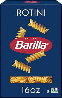 Barilla Rotini Pasta, Non-GMO Kosher Pasta, 16oz.
