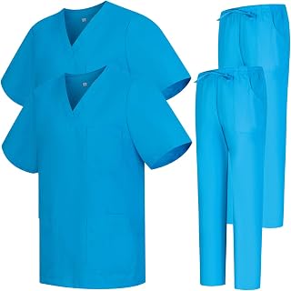MISEMIYA - Pack * 2 Pcs – Unisex Sanitary Jacket and Trousers Medical Sanitary Uniforms 2-6801-6802